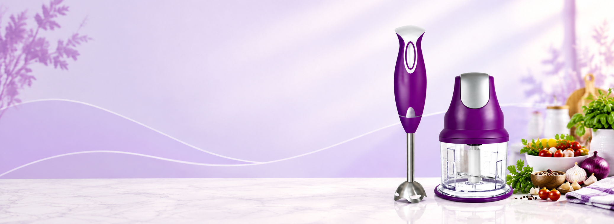 STI hand blender and chopper